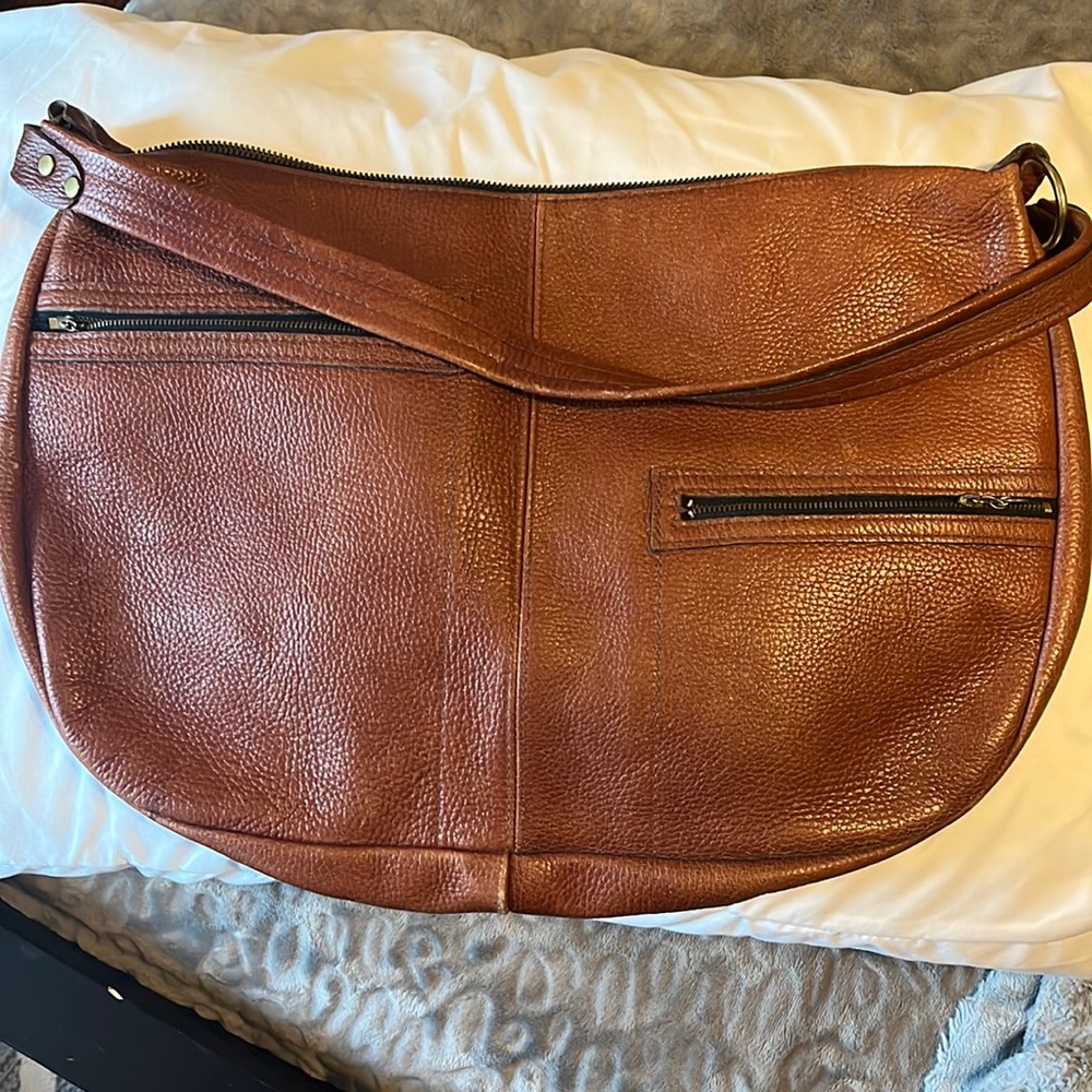 Large leather bag
